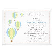 Ballon-Babyparty-Einladung