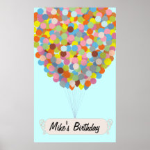 Ballon-Feier Plakatdruck