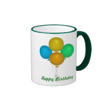 Ballon-Geburtstags-Becher Kaffeehaferl