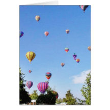 Ballon-Himmel-Ballon Feastival Karten