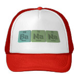 Banane-Ba-Na-Na-Barium-Natrium-Natrium Retro Cap