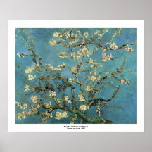 Banches mit Mandel-Blüte durch Vincent van Gogh Plakat
