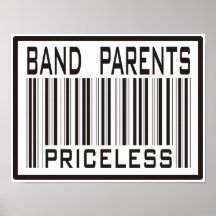 Band-Elternteil unbezahlbar Posterdruck