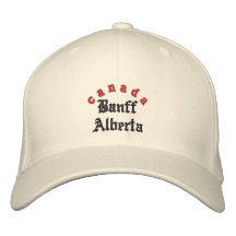 Banff Alberta, Kanada Hut Bestickte Baseballcaps
