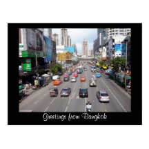 Bangkok-Straßen Postkarten