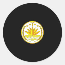 Bangladesch-Wappen Stickers