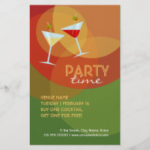 Bar/Pub/Verein-Cocktail-Party-Flyer