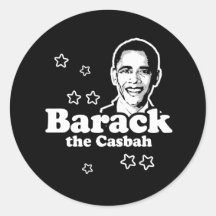 BARACK DAS CASBAH RUNDER STICKER