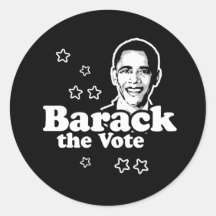 BARACK DIE ABSTIMMUNG AUFKLEBER