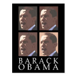 Barack Obama Porträt-Postkarte