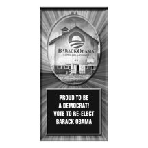 Barack Obama Präsidentenkampagnen-Scheune Foto Karte