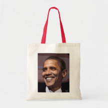 Barack Obamas hübsches Gesicht Einkaufstaschen