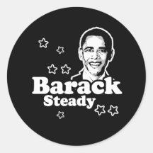 BARACK STETIG RUNDE STICKER
