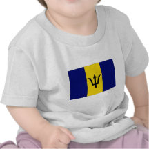 Barbados-Staatsflagge Tshirts