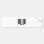 Barcode-Deutscher Auto Sticker