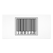 Barcode-Inder Fotokartenvorlage