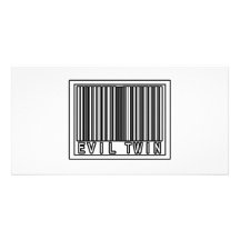 Barcode-Übel-Zwilling Bildkarten
