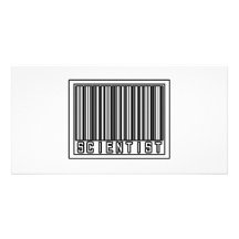 Barcode-Wissenschaftler Fotokartenvorlage