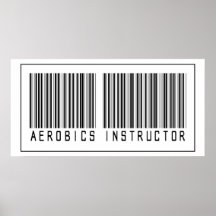 Barcodeaerobics-Lehrer Plakate
