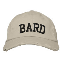 Barde gestickter Hut Bestickte Baseballcaps