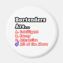 Barkeeper-Quiz-… Witz Magnete