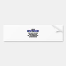 Barkeeper-Witz-… überlegene Intelligenz Autosticker