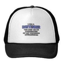 Barkeeper-Witz-… überlegene Intelligenz Baseball Cap