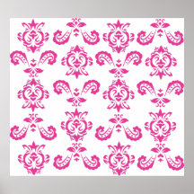 Barocker rosa Druck Plakatdrucke