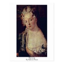 Baroness By Antoine Pesne Postkarten