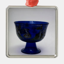 Barovier Cup', Heiratschale mit gemalt Ornamente