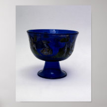 Barovier Cup', Heiratschale mit gemalt Plakate