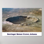Barringer Meteor-Krater Plakate
