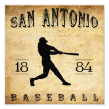 Baseball 1884 San Antonio Texas Fotografische Drucke
