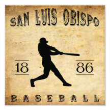 Baseball 1886 San Luis Obispo Kalifornien Photo