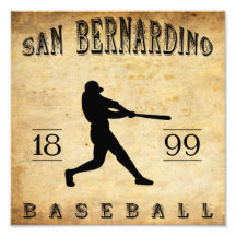 Baseball 1899 San Bernardino Kalifornien Kunst Fotos