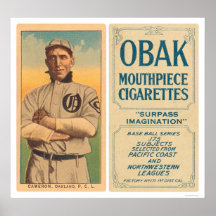 Baseball 1910 Cameron Oakland Posterdrucke