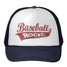 Baseball-Felsen! Hut Netz Caps