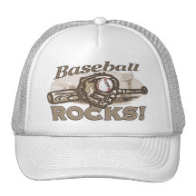 Baseball-Felsen! Hut Netz Caps