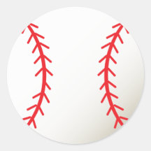 Baseball Runde Sticker