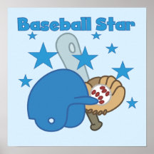 Baseball-Star-T-Shirts und Geschenke Posterdrucke