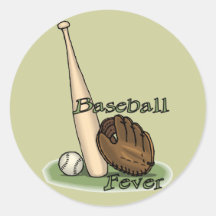 Baseballliebhaber Aufkleber