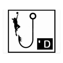 Basketball gehakte Damen Postkarte