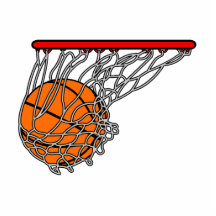 Basketball im Band Photo Skulptur