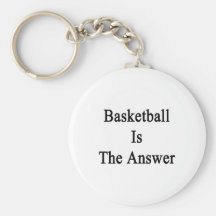 Basketball ist die Antwort Schlüsselbänder