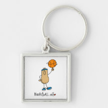 Basketball-Nuss-T-Shirts und Geschenke Schlüsselbänder