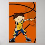 Basketball-Spieler-Plakat
