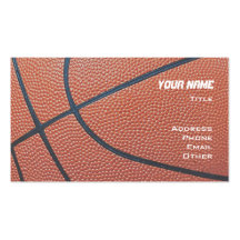 Basketball _textured_red, Weiß, blaues Bandnetz Visitenkarten Vorlage
