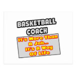 Basketball-Trainers-… Lebensart Postkarten