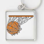 Basketball woosh Ball in der Nettovektorillustrati Schlüsselbänder
