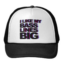 Bass-Linien groß Cap